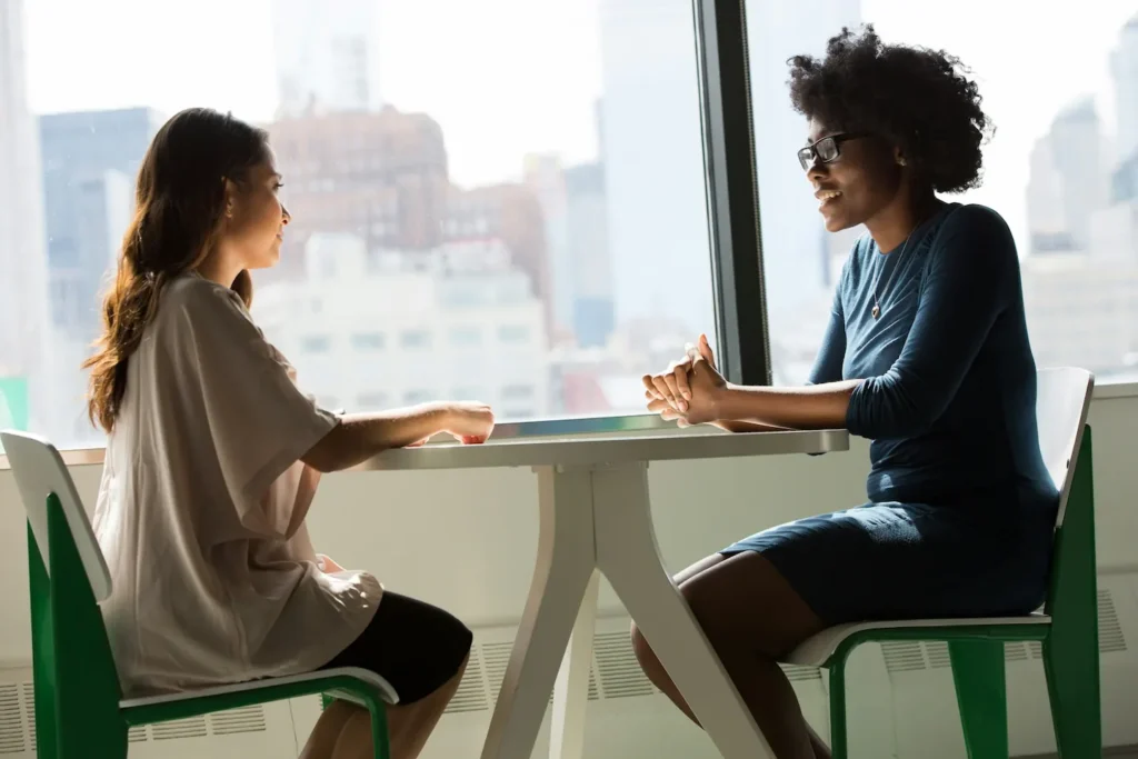conversation about performance in a workplace